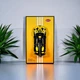 Арт Держатель Рамка на Стену 50x30 см. для Фирменного Конструктора Technic Bugatti Bolide (42151) Type-A - изображение 1