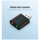 Звуковая плата Vention Audio USB 2х3,5mm jack Metal (VAB-S17-B) (209961) - изображение 9