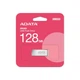 USB флеш-накопитель A-DATA USB 3.2 UR 350 128Gb Silver/Beige - изображение 5