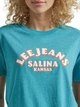 Футболка Lee Legendary Scoop Neck Short Sleeve Boyfriend Tee Color: Eden Heather S - изображение 3