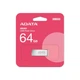 USB флеш-накопитель A-DATA USB 3.2 UR 350 64Gb Silver/Beige - изображение 5