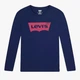 Подростковая футболка с длинным рукавом для девочки Levi's LVG L/S Batwing Tee 4EA643-B9G 134-140 см Синяя (3666643037550) - изображение 5