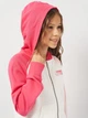 Подростковая толстовка с капюшоном для девочки Levi's Lvg Full Zip Up Hoodie 4EK121-AGW-LQ 140 см Розовая/Белая (3666643078294) - изображение 4