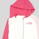 Подростковая толстовка с капюшоном для девочки Levi's Lvg Full Zip Up Hoodie 4EK121-AGW-LQ 140 см Розовая/Белая (3666643078294) - изображение 7
