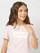 Детская футболка для девочки Levi's Lvg Batwing Tee 3EK825-AGX-LZ 92-98 см Розовая (3666643068134) - изображение 4