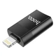 Перехідник HOCO UA17 Lightning Male to USB female USB2.0 Adapter Black (6931474761989) - зображення 4