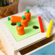 Kostka edukacyjna Tooky Toy Montessori 4 w 1 Sorter Nauka kolorów (6972633374497) - obraz 8