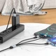 Кабель HOCO X102 Fresh 3-in-1 charging data cable(iP+Micro+Type-C) 1m. Black - зображення 3