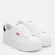 Подростковые кеды для девочек Levi's Tampa VTAM0021SWHITE BLACK 0062 38 Белые (4894873348699) - изображение 2
