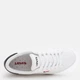 Подростковые кеды для девочек Levi's Tampa VTAM0021SWHITE BLACK 0062 38 Белые (4894873348699) - изображение 5