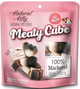 Opakowanie mokrej karmy Pettric Natural Kitty Meaty Cube z makrelą 8 x 60 g (4712937602313) - obraz 3