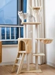 Игровой комплекс-когтеточка Bonro B-40 для кошек 49 х 35 х 138 см бежевый (21-76-42400590) - изображение 5