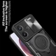 Чехол Magnetic Shield для Xiaomi Redmi Note 13 Pro Plus 5G бампер противоударный с подставкой кольцом Black - изображение 5