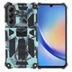 Чехол Military Shield для Samsung Galaxy A35 5G / A356 бампер противоударный с подставкой Turquoise - изображение 1