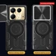 Чехол Magnetic Shield для Infinix Note 40 / X6853 бампер противоударный с подставкой кольцом Black - изображение 6