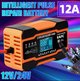 Зарядное устройство для автомобильного аккумулятора EAFC 240W 7-этапная зарядка Импульсна 12/24V 12A - изображение 3
