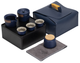 Набір Gongfu Travel Tea Set Cobalt для чайної церемонії на 9 предметів (08177F27A8FC) - зображення 1
