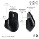 Комплект (клавіатура, миша) бездротовий Logitech MX Keys S Combo for Mac Space Grey (920-012845) 29918 - изображение 4