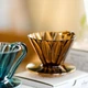Пуровер Cafec Flower Dripper Tritan Pink Brown - изображение 3