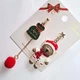 Серьги новогодние Анна Ясеницька "Merry Christmas", разноцветные, 7,8 см і 6,7 см - изображение 4