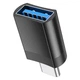 Адаптер Перехідник для телефону ноутбука HOCO Type-C для USB Adapter UA17 |4A, USB3.0 OTG| Black - зображення 3