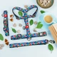 Повідець для собак нейлоновий WAUDOG Nylon малюнок Інжир L-XXL Ш 25 мм Дов 122 см - изображение 2