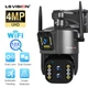 Охранная триокулярная поворотная WIFI IP камера LS VISION IPC360 HOME - изображение 1