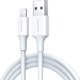 Кабель Ugreen US155 USB 2.0 Male to Lightning Male Cable Nickel Plating ABS Shell 2.4A 2 м White (6957303827305) - зображення 1