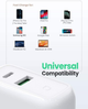 Мережевий зарядний пристрій Ugreen CD170 36 W USB + Type-C Charger White (UGR-60468) - зображення 5