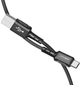 Kabel Acefast C1-04 USB do Type-C 3A 1.2 m. nylonowe złącza aluminiowe Czarny (AFC1-04B) - obraz 4