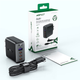 Мережевий зарядний пристрій Acefast A37 PD100W GaN (3xCUSB-C+USB-A) Charger Set Black - зображення 4