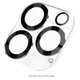 Захисне скло Hoco 3D all-inclusive night shooting circle lens glass set для камери iPhone 14Pro/14Pro Max - зображення 5