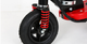 Дитячий електросамокат E-Scooter з сидінням 12-14 км/ч червоний - изображение 4