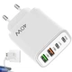 Сетевое зарядное устройство Быстрая зарядка Bodasan PD 40W USB-2 Type-C PD25W адаптер быстрой зарядки (I2040) - изображение 6