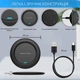 Бездротовий зарядний пристрій для мобільних телефонів Bodasan Wireless Charger Бездротова зарядка для смартфонів планшетів (Q18) - зображення 6