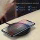 Бездротовий зарядний пристрій для мобільних телефонів Bodasan Wireless Charger Бездротова зарядка для смартфонів планшетів (Q18) - зображення 7