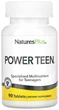 Витамины и минералы для подростков Natures Plus Power Teen 90 таблеток - изображение 1