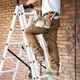 Лестница раскладная Intertool 5.09 м алюминиевая универсальная 3 секции по 8 ступени 10.8 кг (000017526) - изображение 9