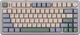 Клавиатура AULA F75 White-Green Игровая Безпроводная Механичиская. 2.4G/Bluetooth/Кабель RGB REAPER Свитчи - изображение 1