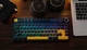 Клавиатура AULA F75 Black-Yellow Игровая Безпроводная Механичиская. 2.4G/Bluetooth/Кабель RGB Grey Wood v3 Свитчи - изображение 2