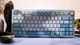 Клавиатура AULA F75 White-Salt Blue Игровая Безпроводная Механичиская. 2.4G/Bluetooth/Кабель RGB Grey Wood v3 Свитчи - изображение 2