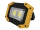 Прожектор LED 10W 2COB 500LM 6500K IP54 желто-черный с USB+кнопка батарейка "LEMANSO" LMP101 - изображение 1
