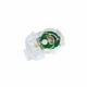 Мигалка LED біле та червоне світло силіконовий чорний корпус жабка (G0001489) - изображение 3