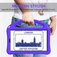 Чехол-накладка Kids with Stand для Samsung Galaxy Tab A9 с ручкой зелёный - изображение 2