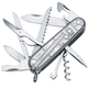 Ніж складаний, мультитул Victorinox Huntsman (91мм, 15 функцій), срібний прозорий. 1.3713.Т7 - зображення 1