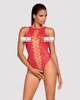 Эротическое женское бельё Бодистокинг сетка Obsessive B120 Красный S/M/L ( SO7208 ) - изображение 1