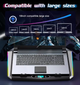 Підставка для ноутбука з охолодженням VHG D10 з RGB-підсвічуванням Laptop Cooling Pad, Black - изображение 10
