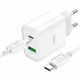 Зарядний пристрій HOCO C80A Plus Rapido PD 20W QC3.0 Charger Set Type-C to Type-C cable White (6931474779908) - зображення 2