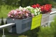 Горшок балконный на перила Form-Plastic Волна с кронштейнами 11 л 29 х 20 х 30 см, Цвет Антрацит - изображение 3