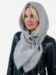 Капор жіночий Malisa Сан-Ремо 5-8034-DM-150 One Size Світло-сірий - зображення 2